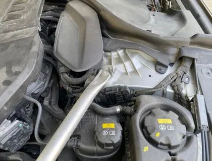 Coolant and intake area